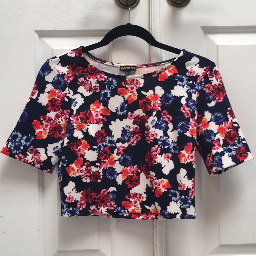 Express Floral Crop Top